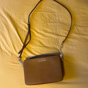 Michael Kors purse with gold chain (includes free wallet)